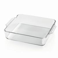 Auflaufform Gourmetmaxx Glas, LxBxH: 24x20x5 cm - Transparent, Basics, Glas (24/20/5cm)