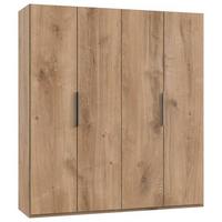 Drehtürenschrank B: 200 Cm Level, Eiche Dekor - Eichefarben, MODERN, Holzwerkstoff (200/216/58cm) - MID.YOU