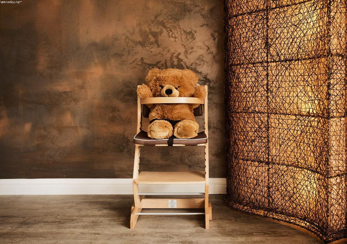 Kinderstuhl Buchefarben, L/b/h: 50x43x81cm - Buchefarben, Basics, Holz (50/43/81cm) - tiSsi