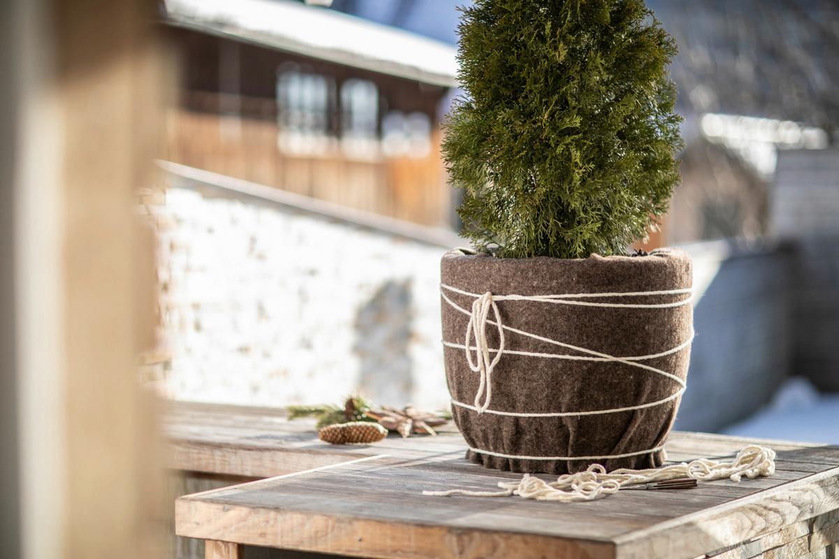 Schafwoll-Filzmatte, 60x120 cm Witterungsbeständig - Grau, Basics, Textil (60/120cm) - Windhager