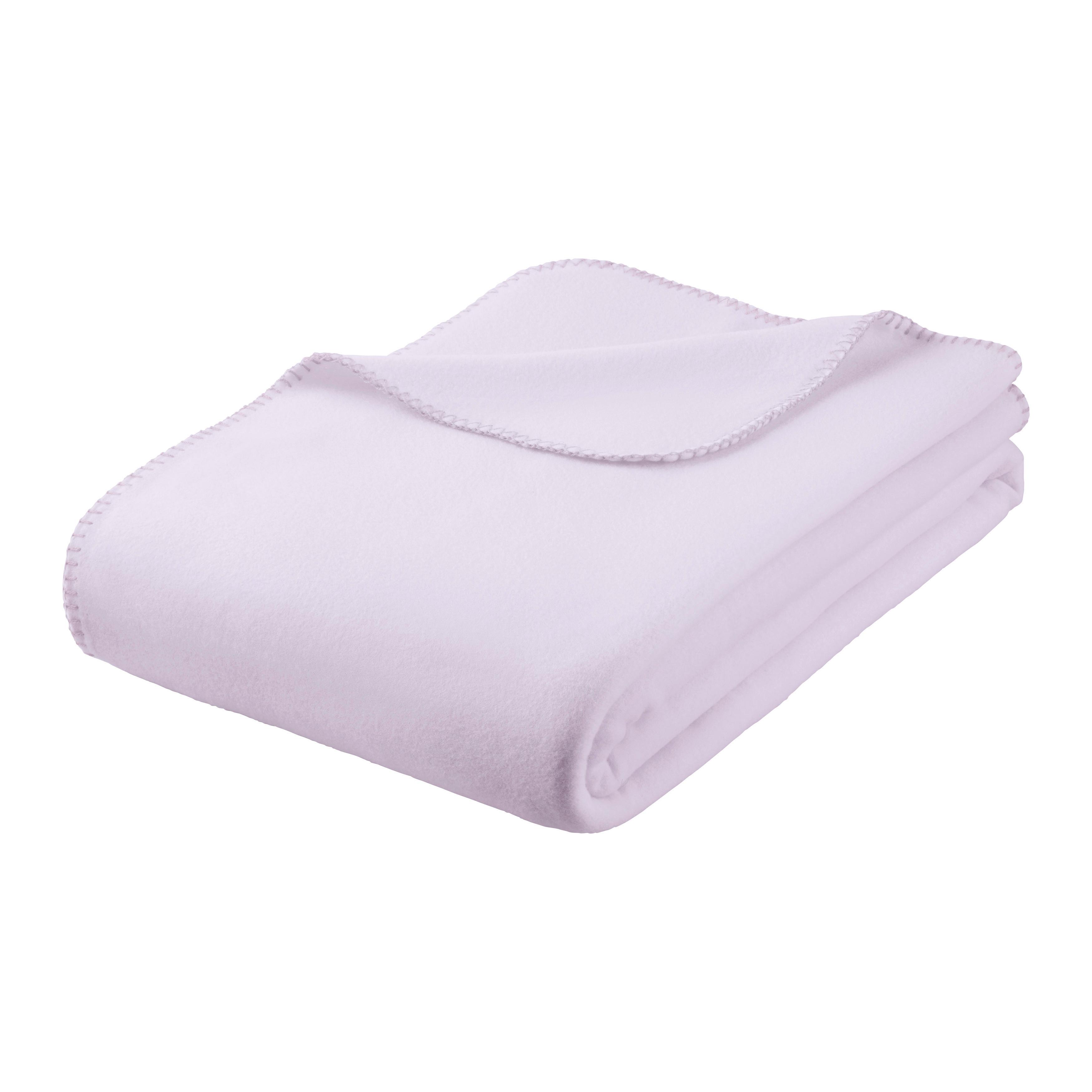 FLEECOVÁ DEKA LENI - orgovánová, textil (130/170cm) - Mömax