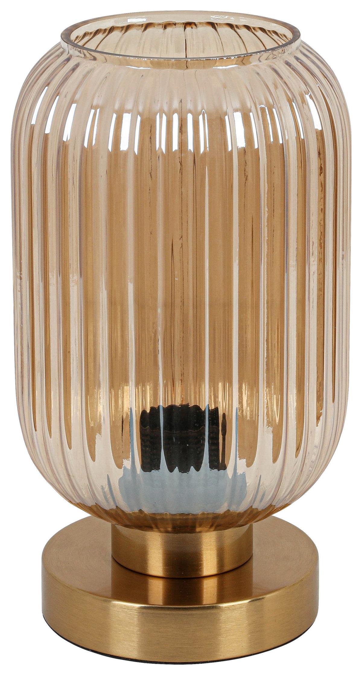 STOLNÁ LAMPA EXI - mosadzná, Modern, kov/plast (14/24cm) - Mömax