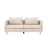 2-sitzer-sofa Zero Beige B: 197cm - Beige, MODERN, Holz/Textil (197/83/102cm) - Livetastic