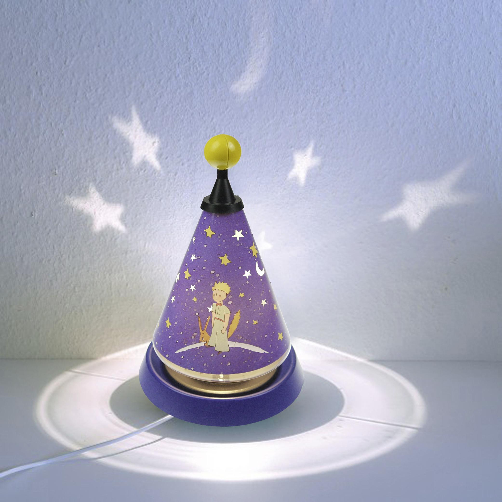 Tischlampe Carrousel Kleiner Prinz Blau/Gelb für Kinder