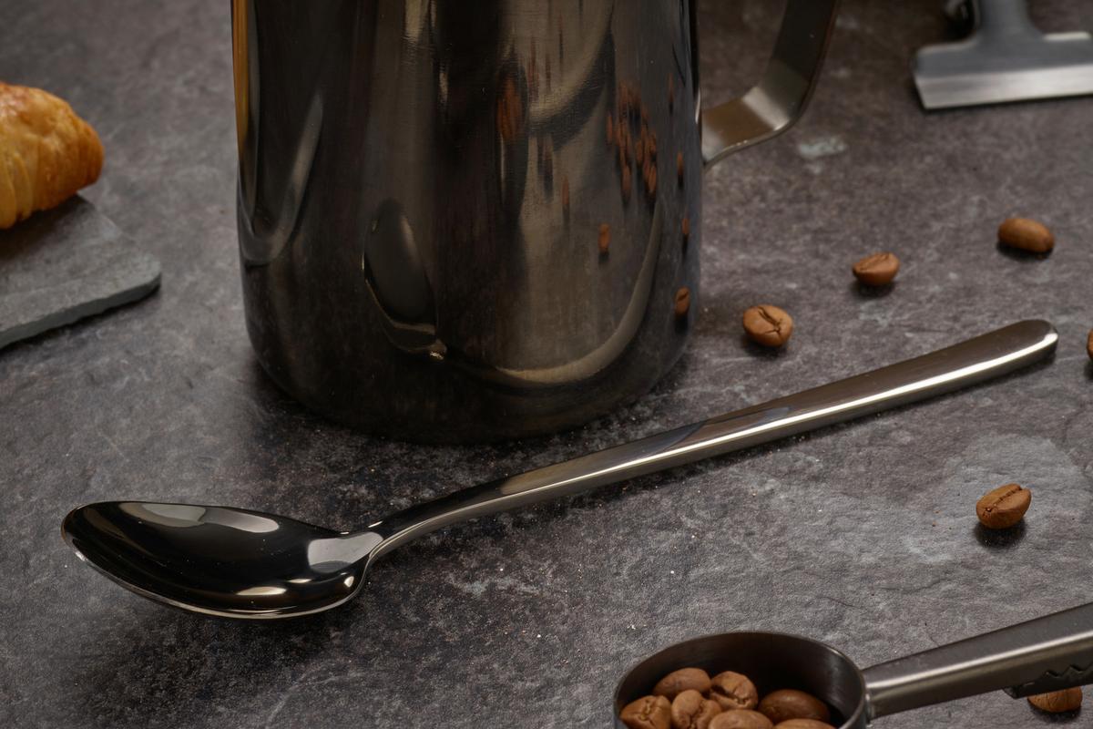 Kaffeeset Echtwerk Kaffeezubehör-Set - Schwarz, Design, Metall (10,5cm) - Echtwerk