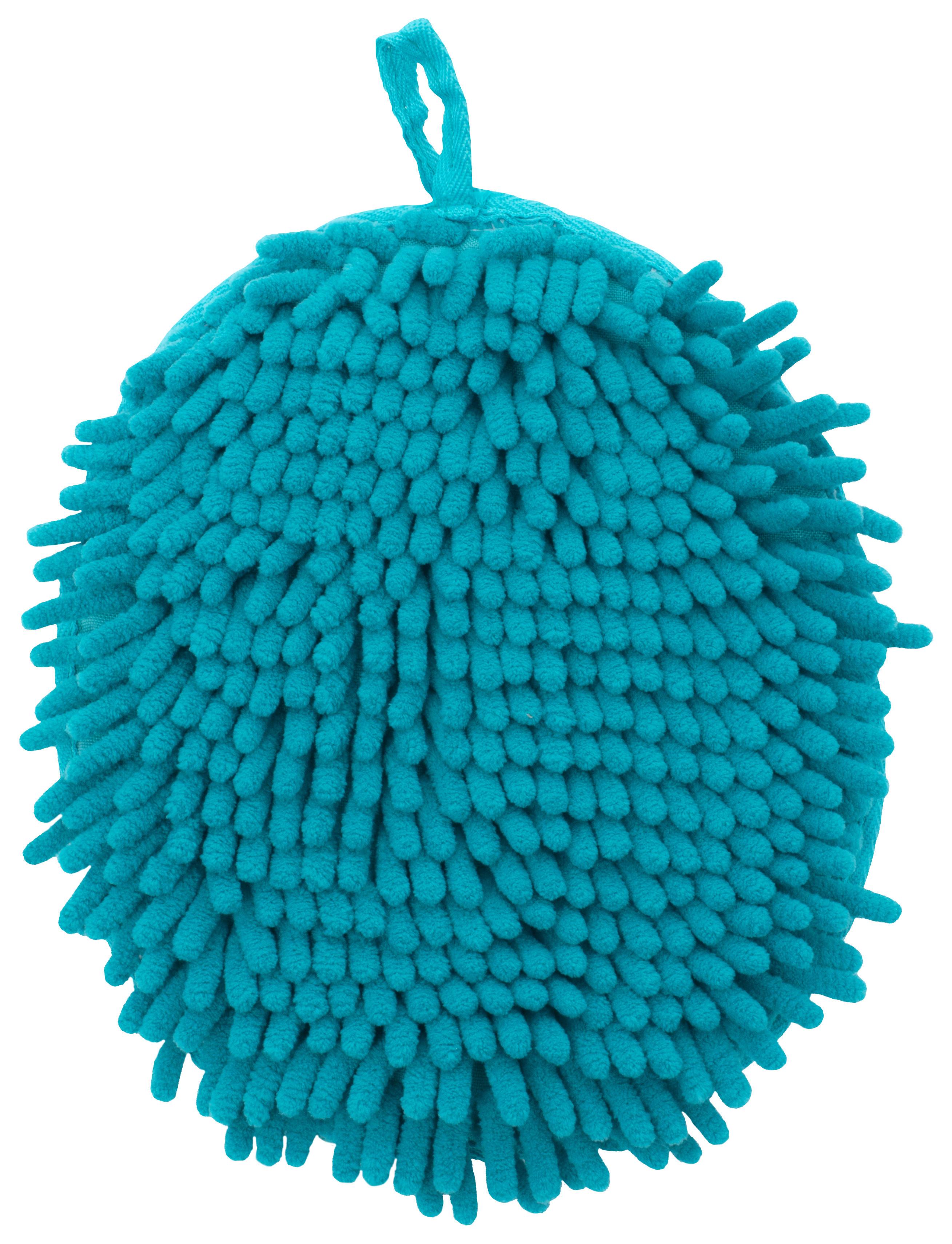 Putzhandschuh Floricia, Chenille, Grün, Saugfähig - Grün, KONVENTIONELL, Textil (20/28cm) - Ondega