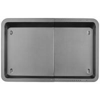 Backblech ausziehbar BxL 33-53x33 cm - Grau, ROMANTIK / LANDHAUS, Metall (33-53/33/3cm) - James Wood