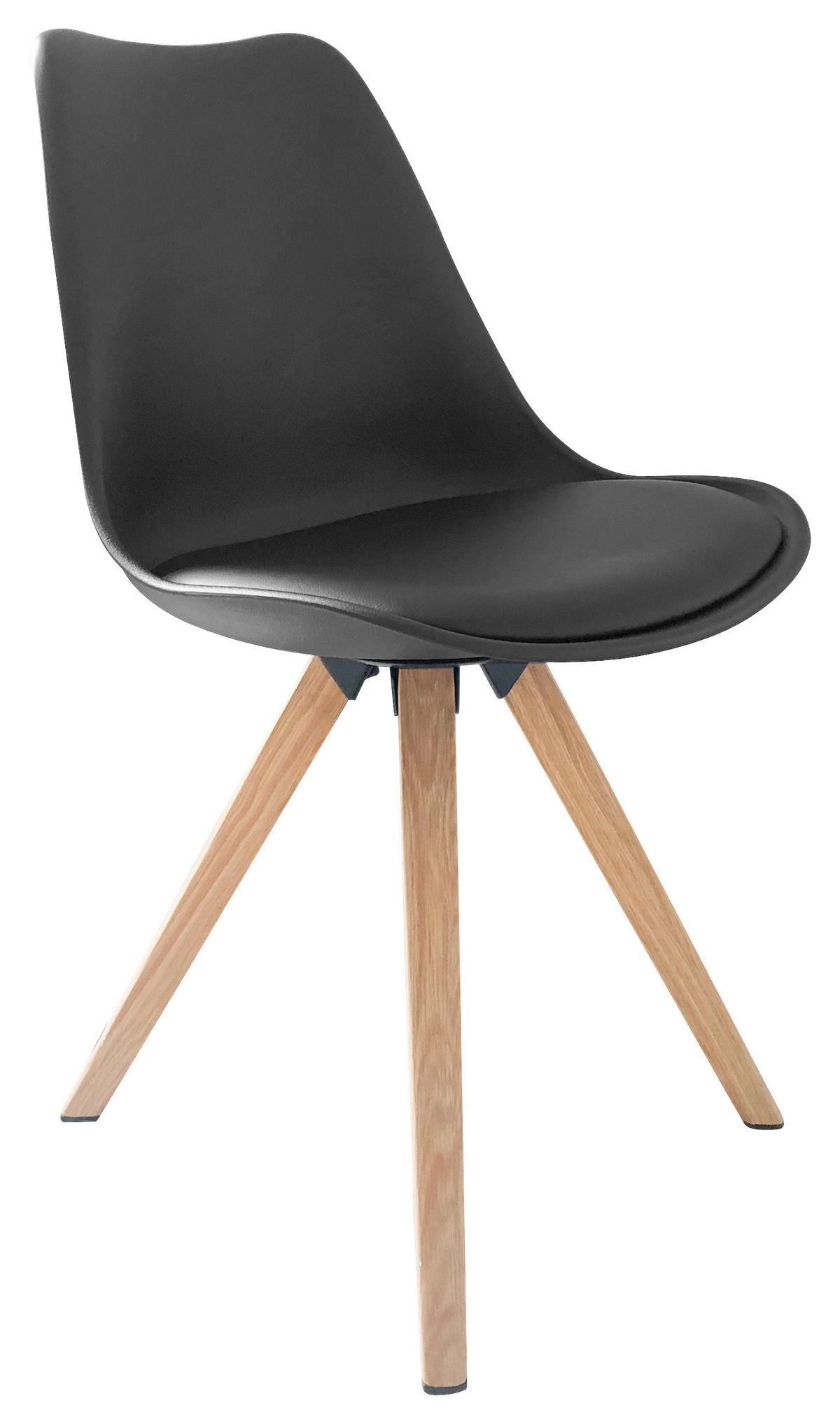 Tischgruppe Kira - Eichefarben/Anthrazit, MODERN, Holzwerkstoff/Kunststoff - MID.YOU