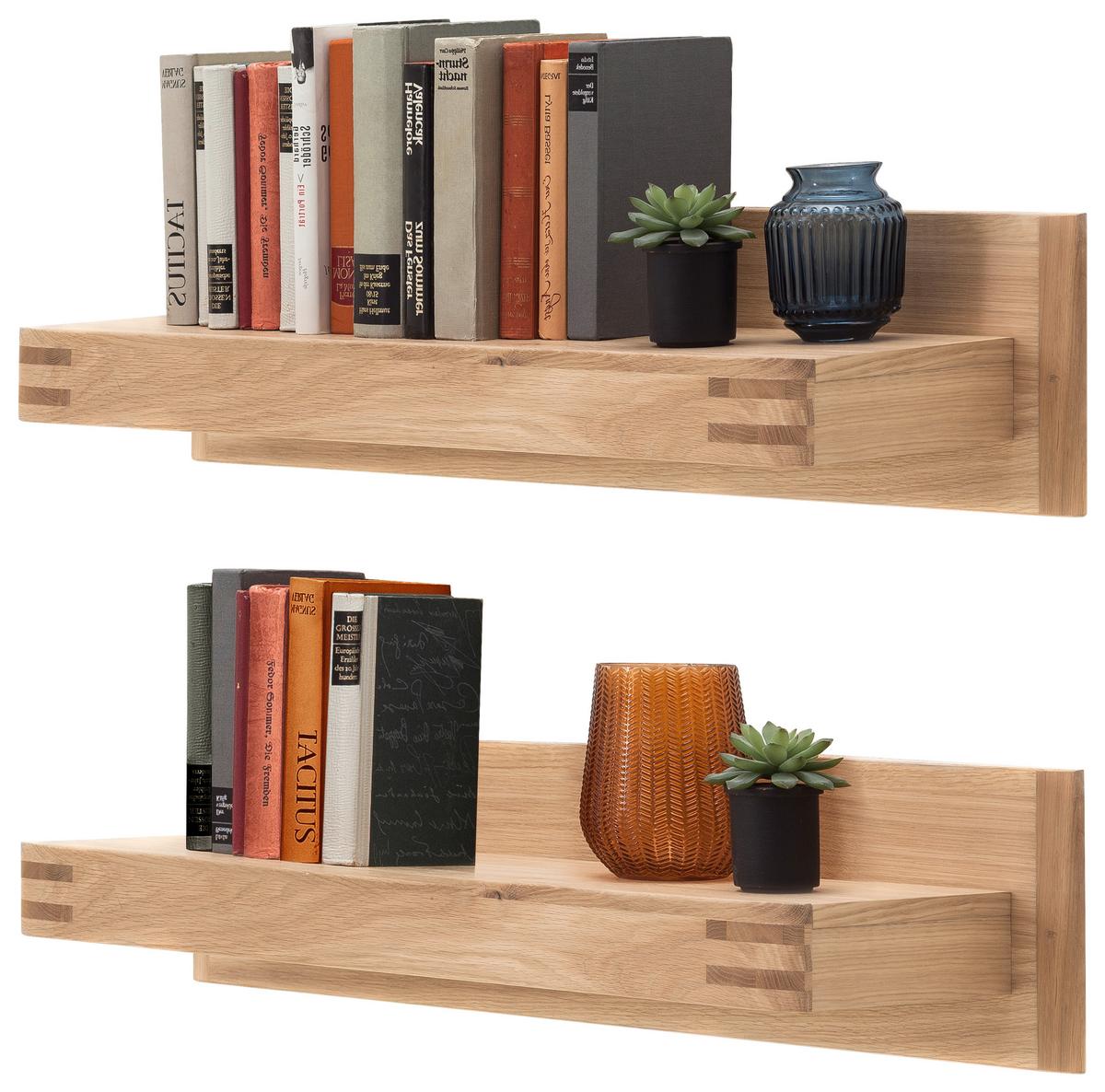 Wandboard Salvador B: 90 cm Eichefarben - Eichefarben, Design, Holz/Holzwerkstoff (90/20/25cm) - Livetastic