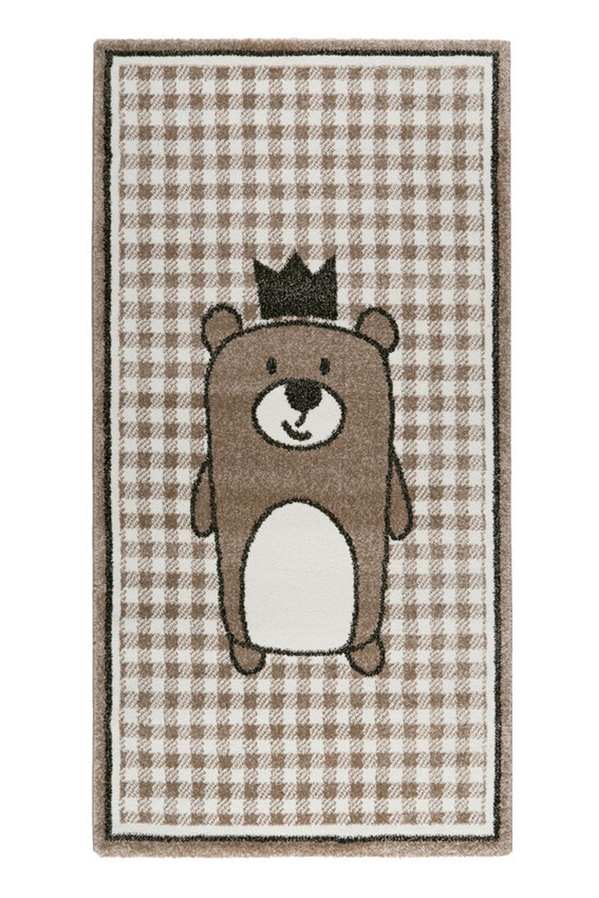 Kinderteppich Bär Taupe/ Beige Henry 80x150 Cm - Taupe/Beige, Trend, Textil (80/150cm) - Esprit