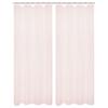 Schlaufenvorhang Nessi - Rosa, Basics, Textil (135/245cm)