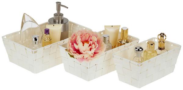 Aufbewahrungskorb Set Weiß online kaufen