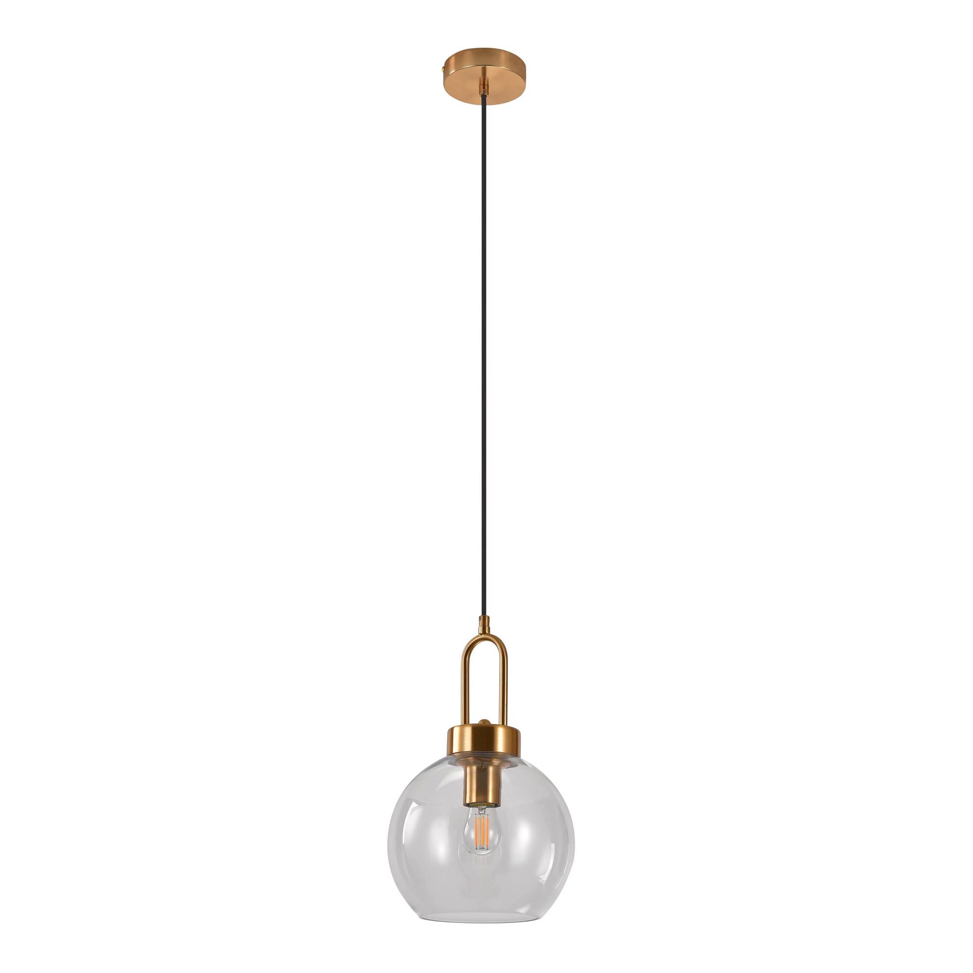 Hängeleuchte Luton Pendant - Klar, Basics, Glas/Metall (20/33cm)