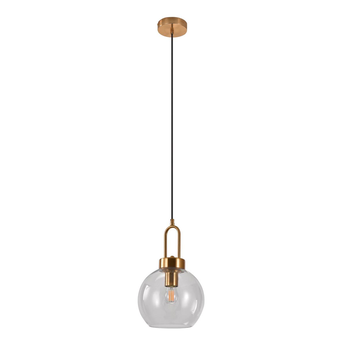Hängeleuchte Luton Pendant - Klar, Basics, Glas/Metall (20/33cm)