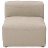 Sofaelement Lena Creme Flachgewebe - Creme, Design, Textil (75/73/100cm) - Max Winzer