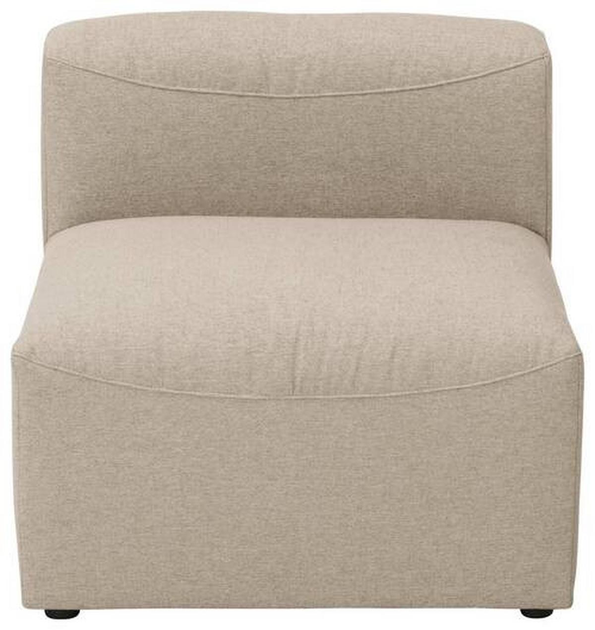 Sofaelement Lena Creme Flachgewebe - Creme, Design, Textil (75/73/100cm) - Max Winzer