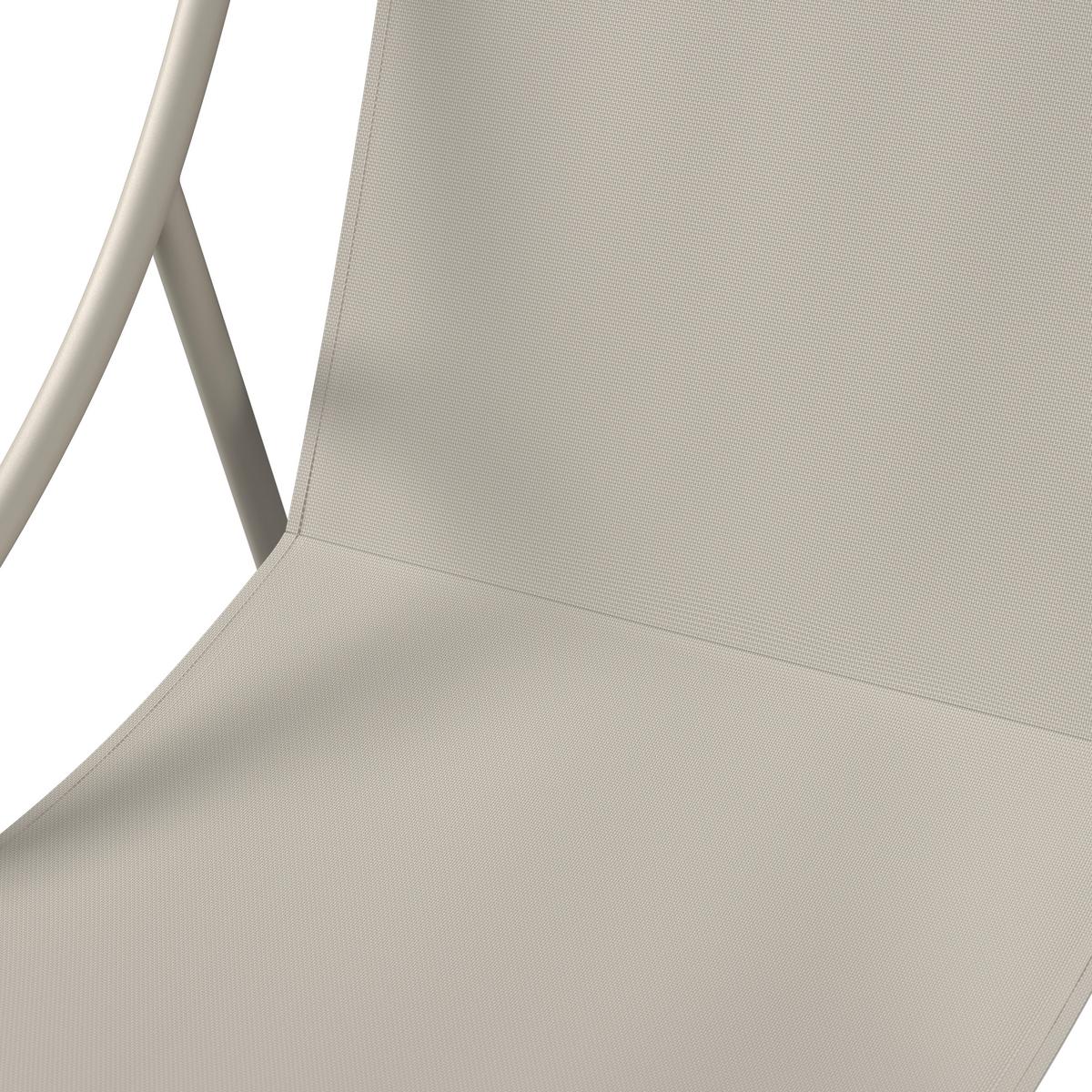 Loungesessel Kapstadt - Beige, MODERN, Textil/Metall (68/36/65cm) - Beldano