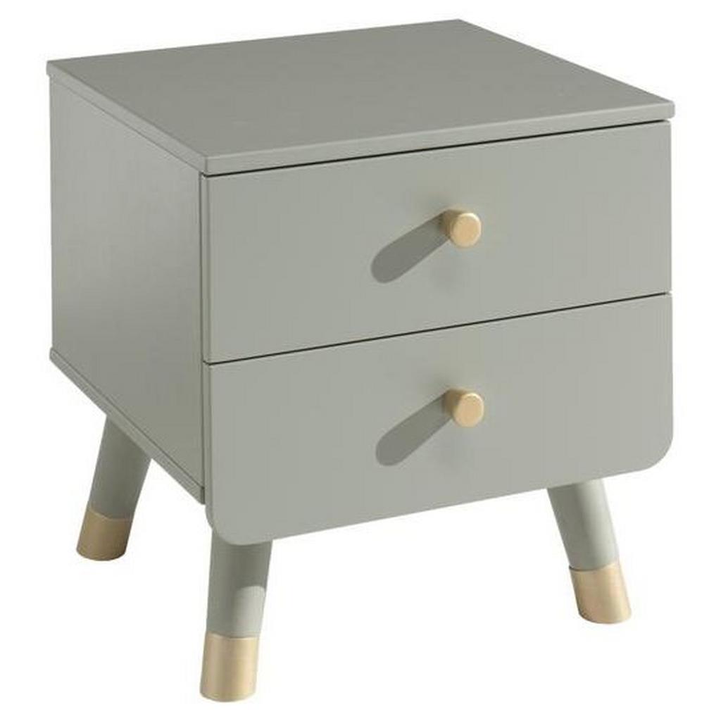 Kindernachtkästchen Olivgrün H: 45,2 cm Billy