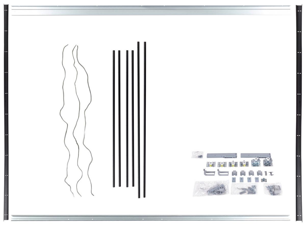 MONTÁŽNY BALÍČEK UNIT - čierna, Modern, kov/plast - Ondega