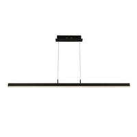 LED-Hängeleuchte 96381-1bk - Schwarz/Weiß, Basics, Kunststoff/Metall (80/70/118.5cm)