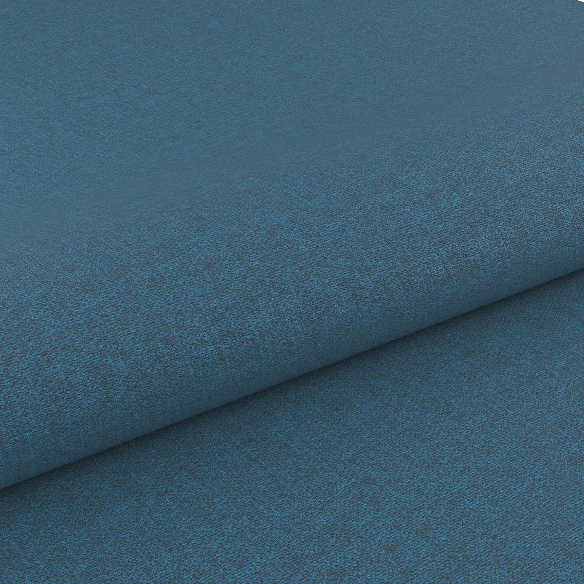 Boxspringbetten mit Topper 200x200 April - Blau/Schwarz, MODERN, Textil (200/200cm)