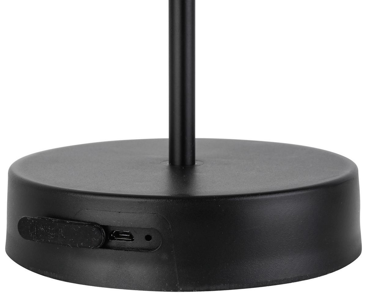 Led Asztali Lámpa Frodo - fekete/fehér, Modern, műanyag (15/33,5cm) - Luca Bessoni