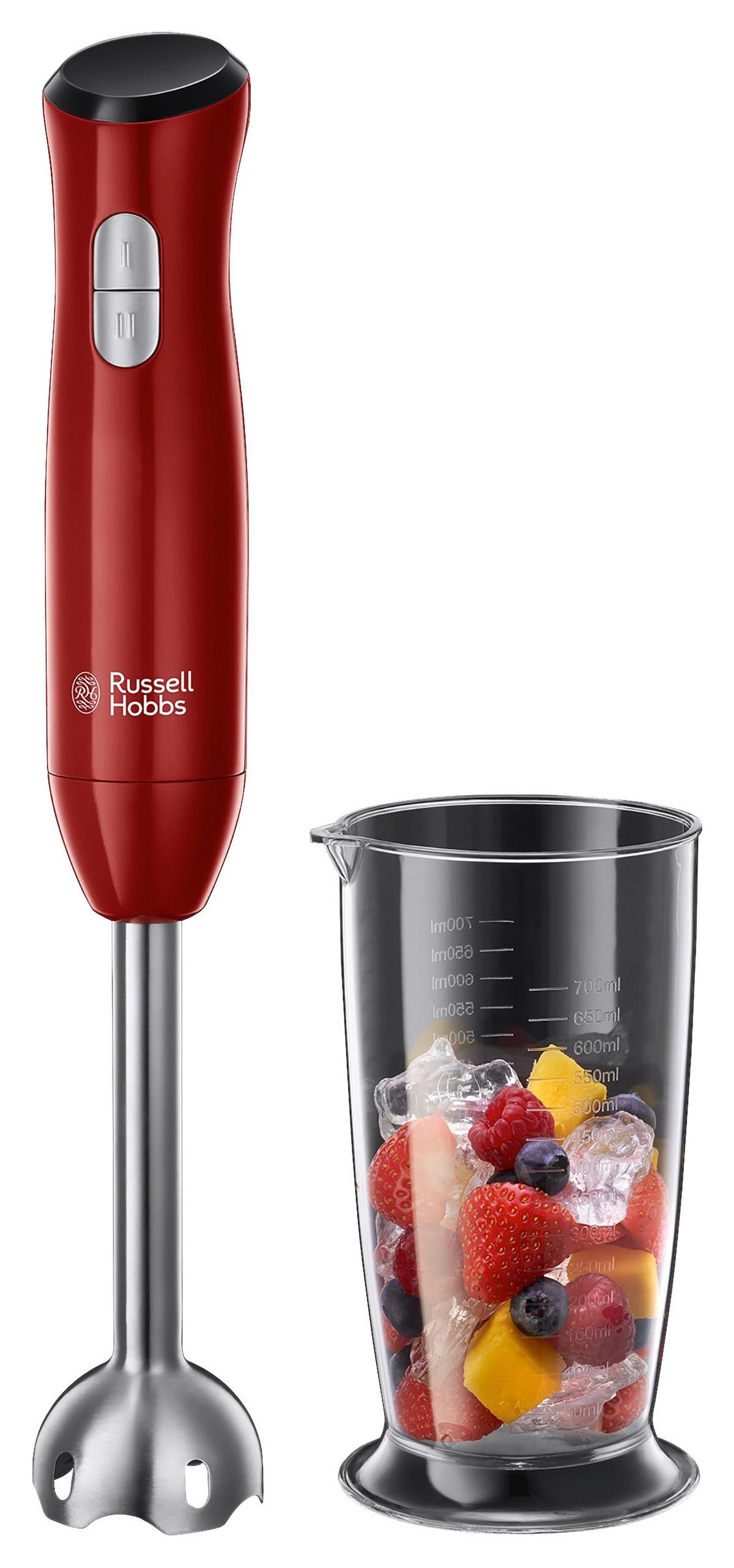 Stabmixer Desire - Rot/Schwarz, Basics, Kunststoff/Metall (6,4/41,3/8,9cm) - Russell Hobbs