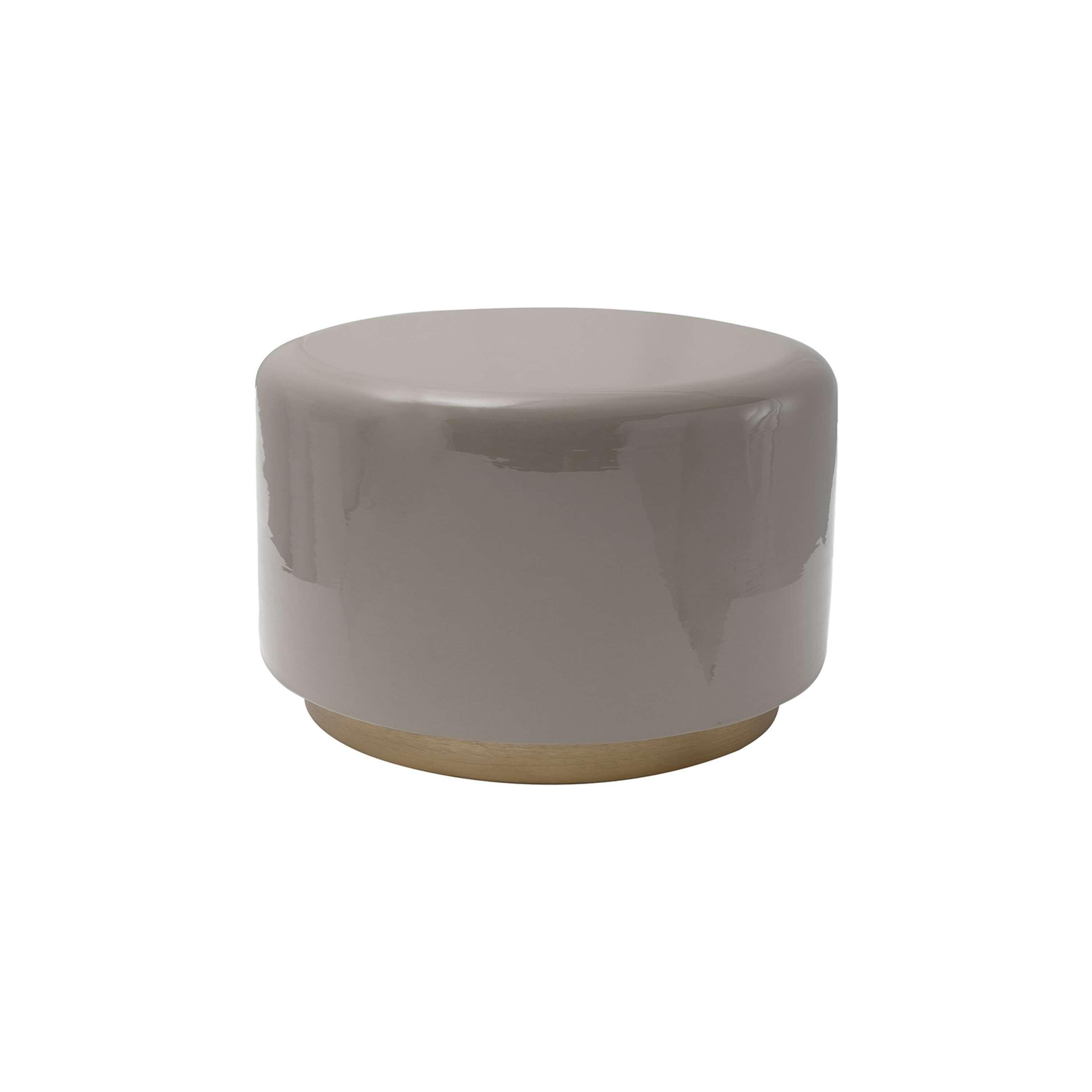 Hocker Artisse 250 Grau/goldfarben D: 51,5 Cm - Goldfarben/Grau, Design, Metall (51,5/43cm) - Kayoom