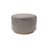 Hocker Artisse 250 Grau/goldfarben D: 51,5 Cm - Goldfarben/Grau, Design, Metall (51,5/43cm) - Kayoom