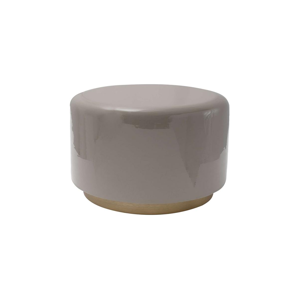 Hocker Artisse 250 Grau/goldfarben D: 51,5 Cm - Goldfarben/Grau, Design, Metall (51,5/43cm) - Kayoom