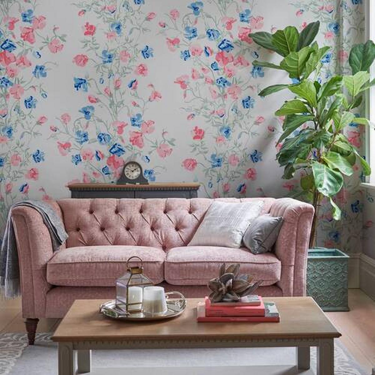 Vliestapete 115261 - Blau/Pink, Basics, Papier/Kunststoff (52/1005cm)