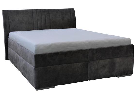 Čalúnená Posteľ Ivona 2 Š. 160 - sivá, Moderný, drevo/textil (174/107/220cm) Čalúnená Posteľ Ivona 2 Š. 160 - sivá, Moderný, drevo/textil (174/107/220cm)