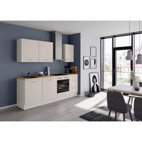 Küchenblock Ip3150 - Eichefarben/Magnolie, Design, Holzwerkstoff (230cm) - Impuls