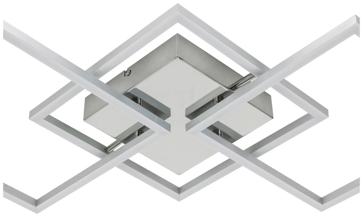 Stropní LED svítidlo OLPÜ, Š: 95cm - barvy hliníku, Moderní, kov/plast (72,4/35,4/5,2cm) - Modern Living