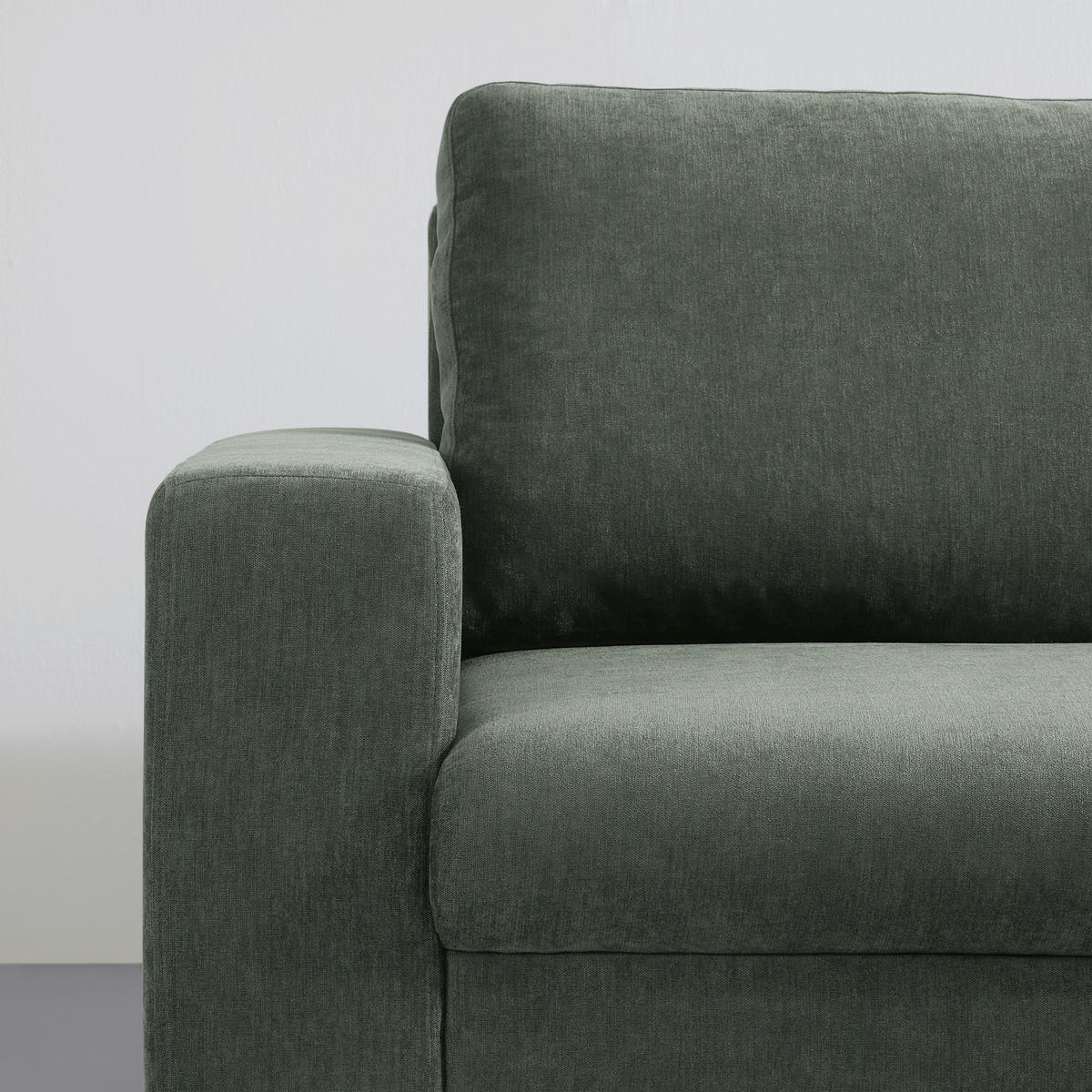 Rohová sedačka SUNNY, obojstranná, sivozelená - sivozelená, Modern, textil (290/87/178cm) - Mömax