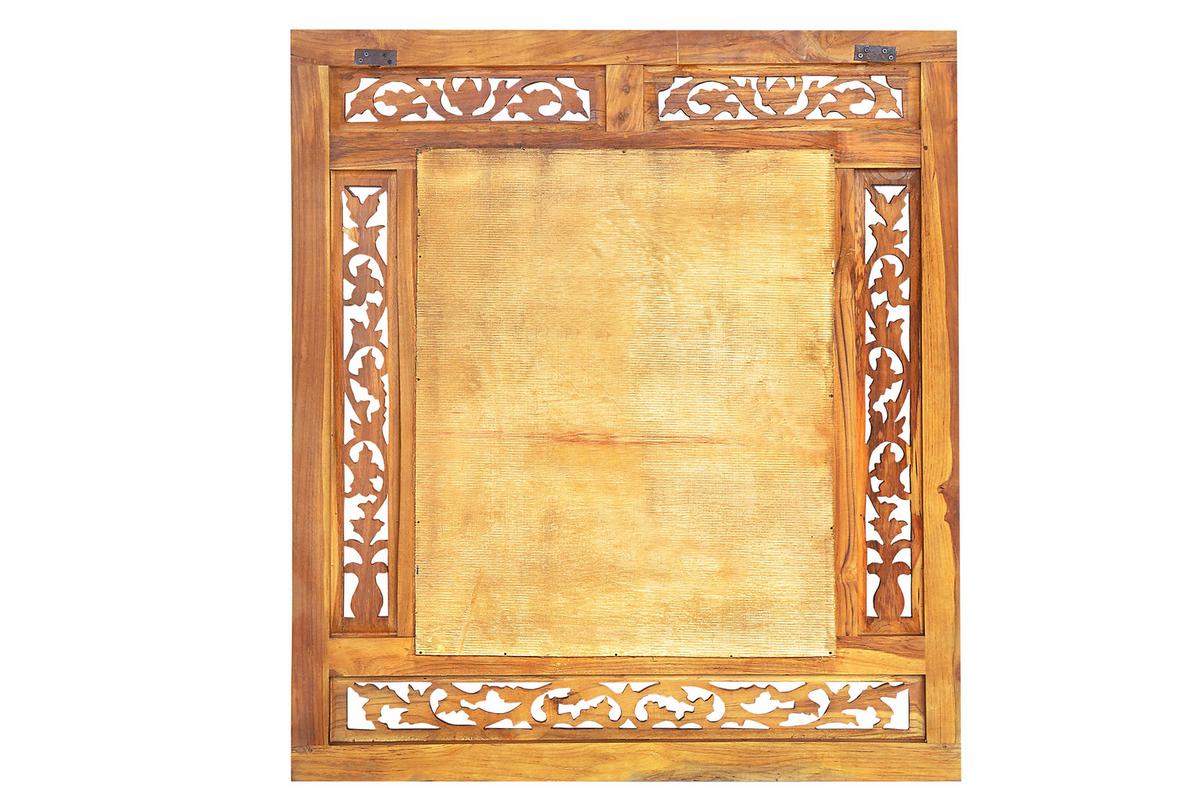 SPIEGEL Naturfarben B: 80cm - Naturfarben, Design, Glas/Holz (80/90/3,5cm) - MID.YOU