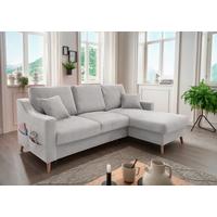 Ecksofa Valentina Grau S: 228x150 Cm - Naturfarben/Grau, MODERN, Textil (228/150cm) - Livetastic