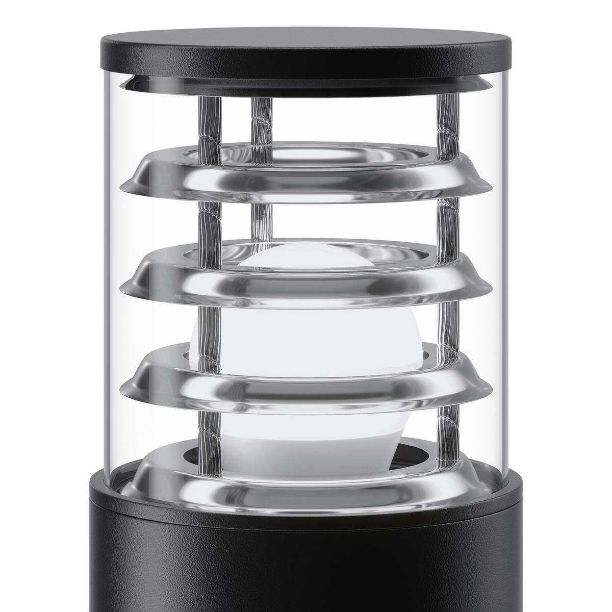 Außenleuchte Bronx 1-flammig Ip54 - Schwarz, Basics, Kunststoff/Metall (10,8/25/10,8cm) - MAYTONI