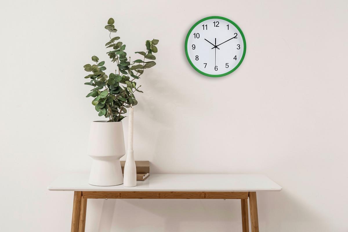 Wanduhr Bounty - Schwarz/Weiß, Design, Glas/Kunststoff (25/4,2cm) - Luca Bessoni