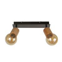 Strahler 50211-2na - Schwarz, Natur, Holz/Metall (18/9/43cm)