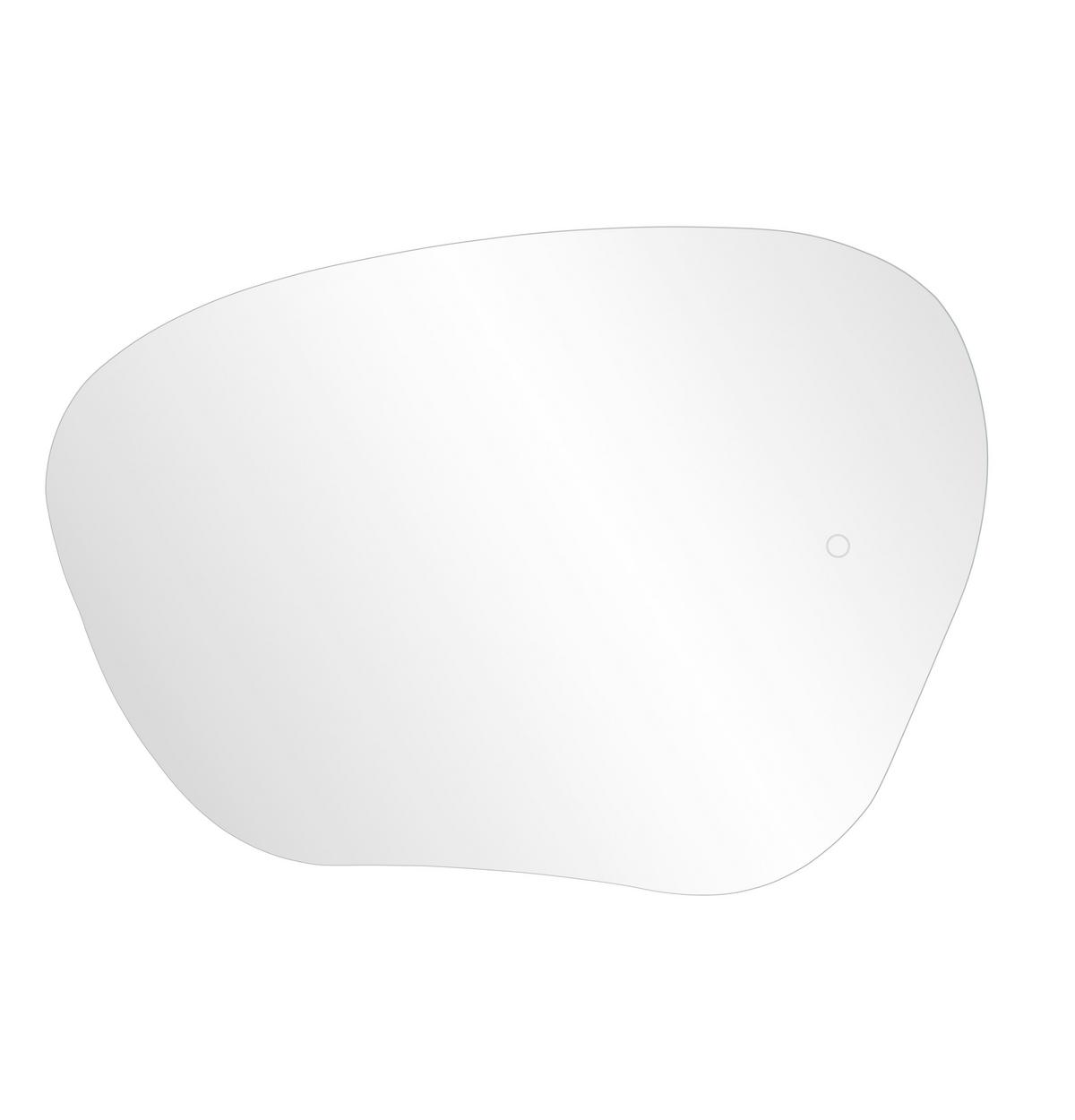 Revana Fürdőszobatükör - ezüstszínű, Basics, üveg (50/70/3,5cm)