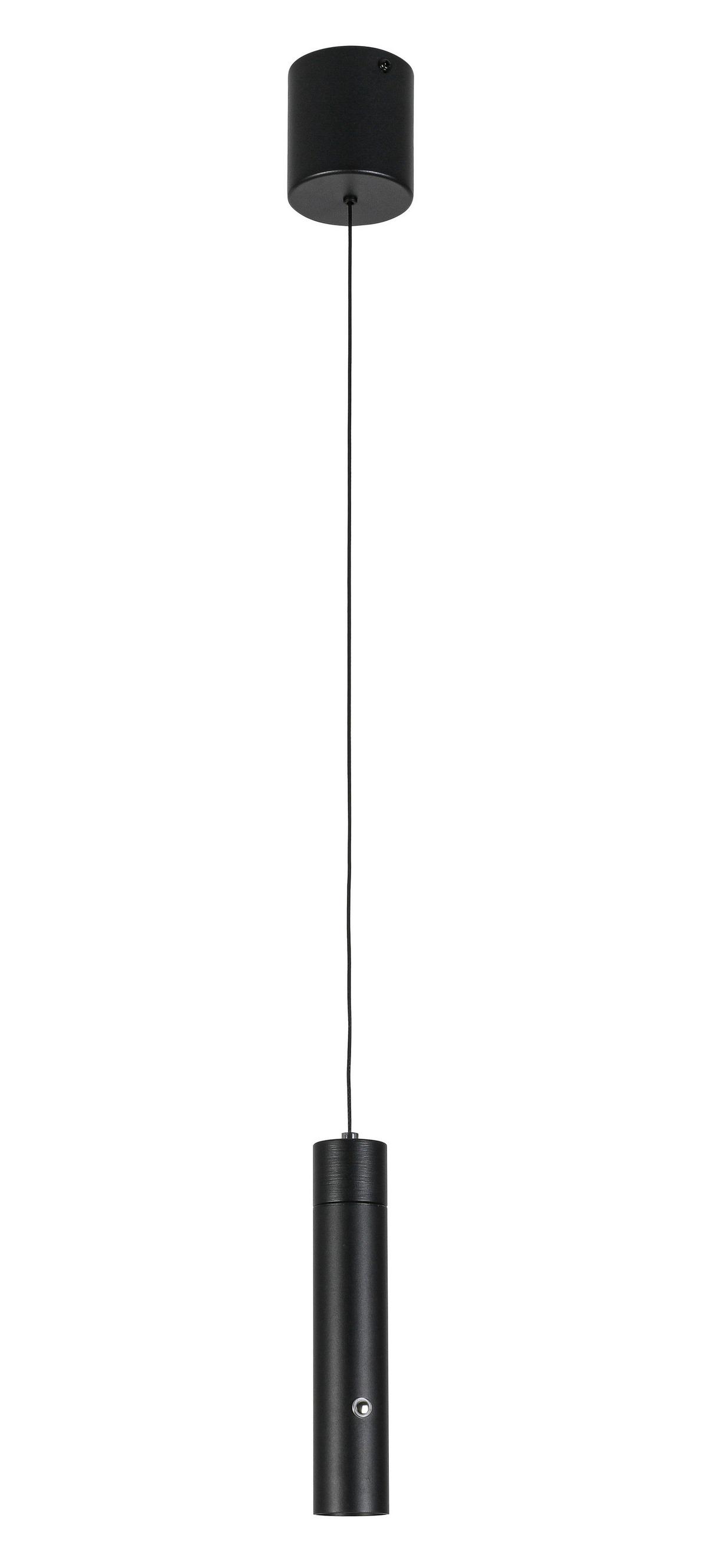 ZÁVĚSNÉ SVÍTIDLO SUSO - černá, Moderní, kov/plast (3,8/3,8/150cm) - Mömax