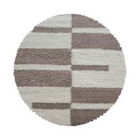 Hochflorteppich Gala - Beige, Design, Textil (160/160cm) - Novel