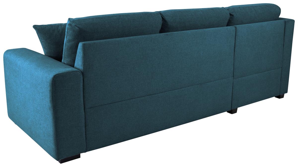 Ecksofa Lukas Blau S: 158x239 Cm - Blau, Trend, Textil (158/239cm)