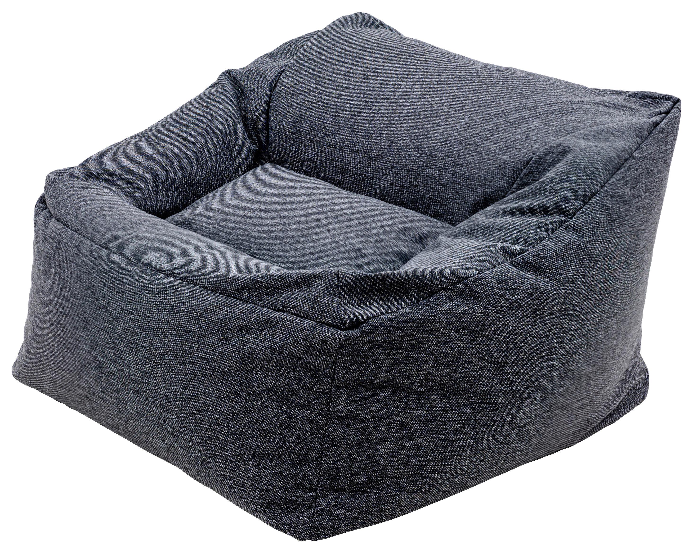 Sitzsack Dutch Schwarz - Schwarz, Basics, Textil (90/55/90cm) - Ondega