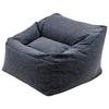 Sitzsack Dutch Schwarz - Schwarz, Basics, Textil (90/55/90cm) - Ondega