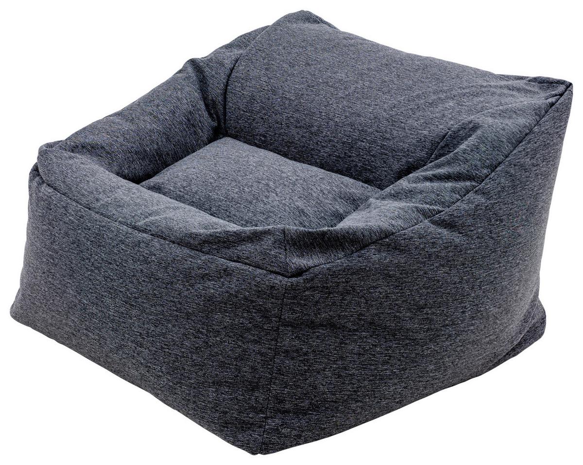 Sitzsack Dutch Schwarz - Schwarz, Basics, Textil (90/55/90cm) - Ondega