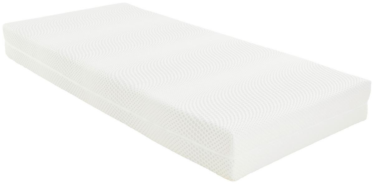 Viscomatratze Thermo Fit 80x200 Cm H2 H: 20 Cm - Weiß, Textil (80/200cm) - Ele