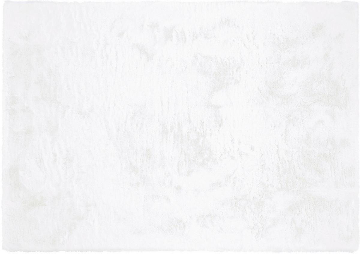 Hochflorteppich Silky Haven - Creme/Weiß, Basics, Textil (80/150cm)