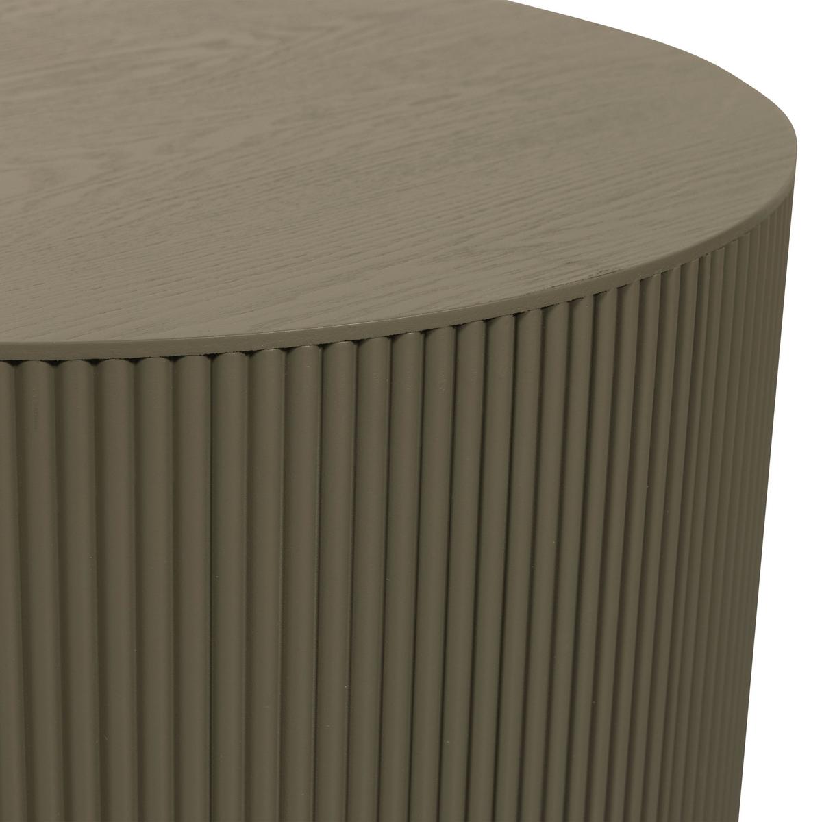 Beistelltisch Sanne Dunkelgrün D: 60 Cm - Dunkelgrün, Design, Holzwerkstoff (60/60/40cm) - Livetastic